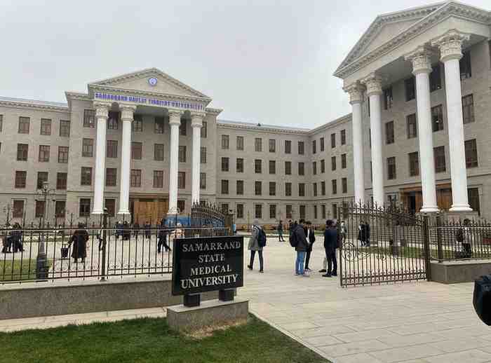 Samarkand State Medical University campus in Uzbekistan offering 6-year MBBS program